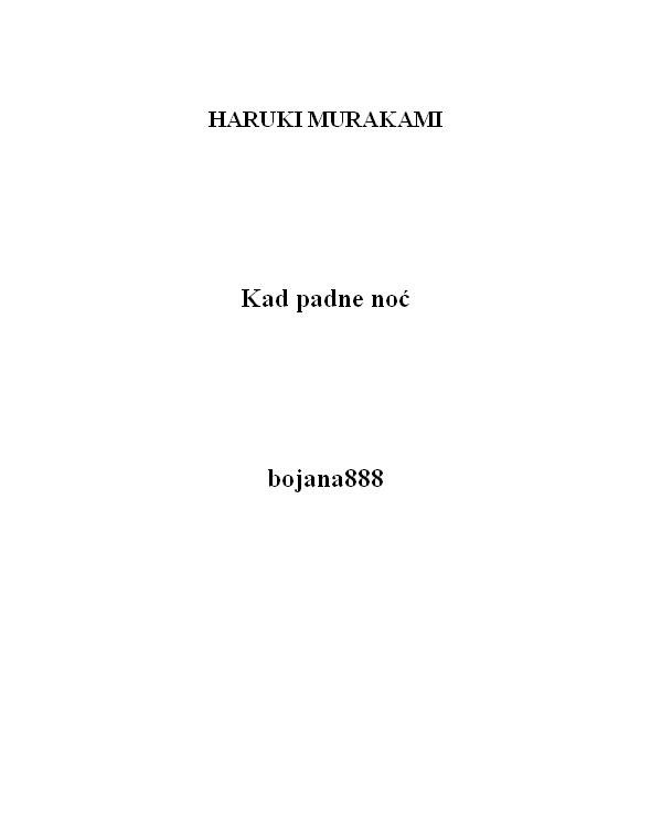 Haruki Murakami